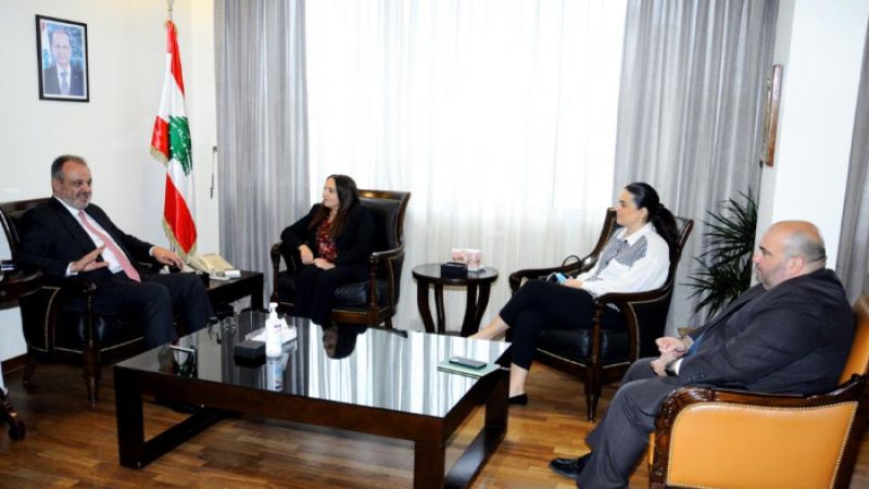 لبنان: بوشكيان اجتمع مع وفد من البنك الدولي وركز على برنامج الحوكمة في الوزارة ومكننتها