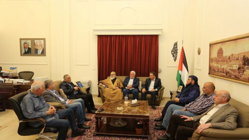 لبنان: لقاء بين قيادة حركة فتح والحركة الإسلامية وعصبة الانصار في مقر السفارة الفلسطينية