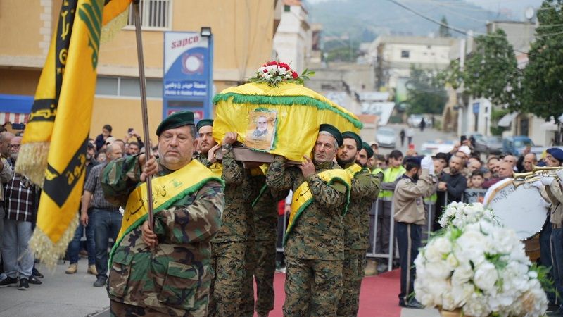 حزب الله يُشيّع الشّهيد محمد علي عباس في عربصاليم