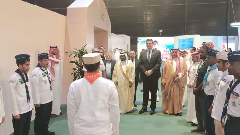 الوزير الحاج حسن جال في معرض أسبوع البيئة والزراعة 2024 في الرياض