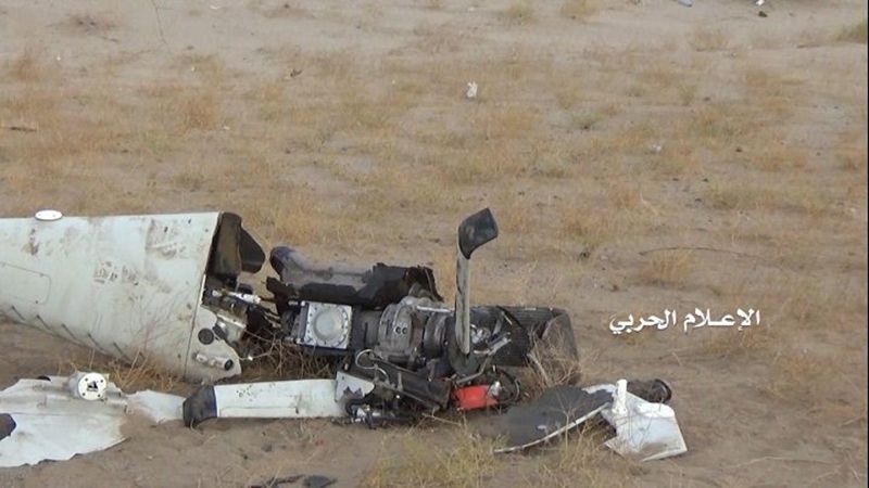 انجازات سلاح الجو اليمني تتوالى .. إسقاط طائرة تجسسية سعودية في الحديدة 
