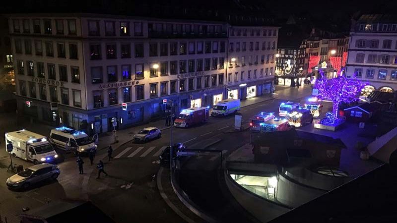 4 قتلى و11 جريحاً بهجوم مسلّح على سوق الميلاد في ستراسبورغ الفرنسية