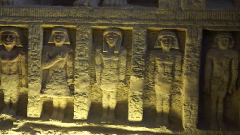 بالفيديو ..  مقبرة تعود لأكثر من 4400 عام