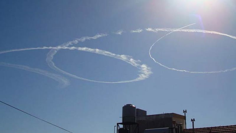 تحليق طيران حربي "اسرائيلي" في اجواء #الجنوب 