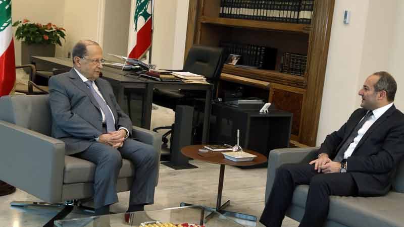 #الرئيس_عون يستقبل سفير لبنان في تونس
