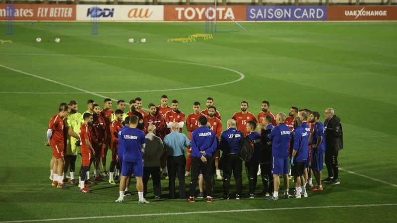 كأس آسيا: لبنان باللون الابيض يواجه قطر الاربعاء في بداية حملته القارية