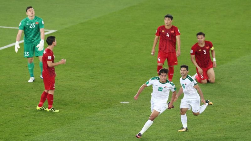 كأس آسيا: العراق يحقق فوزًا هامًا على فيتنام