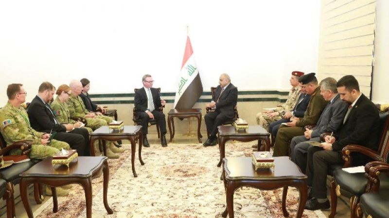 عبد المهدي ووزير الدفاع الاسترالي يبحثان دعم قدرات القوات العراقية