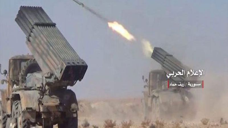 ضربات صاروخية سورية على مواقع التنظيمات الإرهابية بريف حماة 