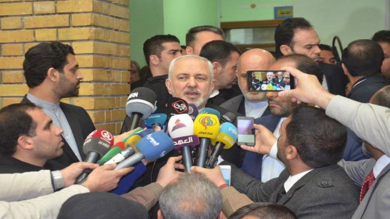 #ظريف يرفض التدخل الأميركي في الشؤون الإيرانية العراقية 