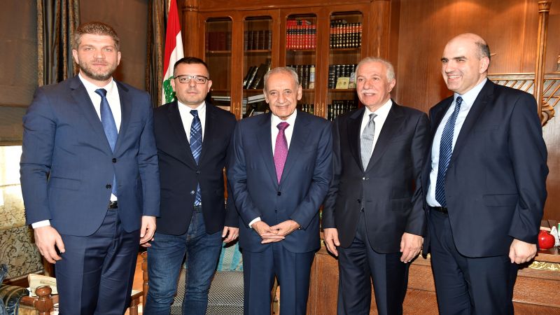 الرئيس بري استقبل وزير الزراعة الصربي والسفير الايراني وعرض الوضع الحكومي مع كرامي
