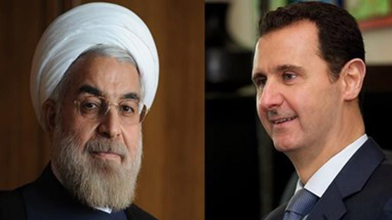 الرئيس الأسد يعزي نظيره الإيراني بضحایا السیول والفیضانات