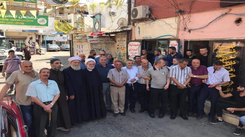 لقاء لبناني -فلسطيني في مخيم الجليل في بعلبك 