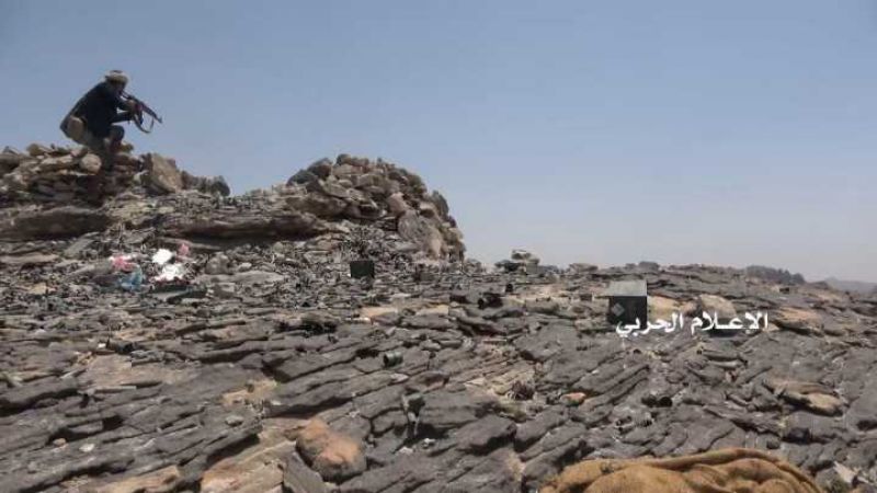 مواقع لمرتزقة السعودية في عسير تحت سيطرة الجيش اليمني