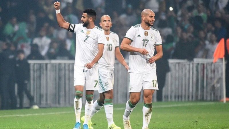 فوز الجزائر على كولومبيا بثلاثية وسقوط المغرب أمام الغابون