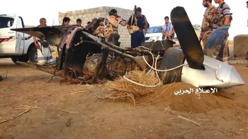 إسقاط طائرة تجسسية حربيّة للعدوان السعودي في الحديدة