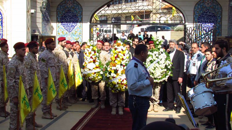 حزب الله أحيا يوم الشهيد باحتفال عند مرقد سيد شهداء المقاومة في النبي شيت