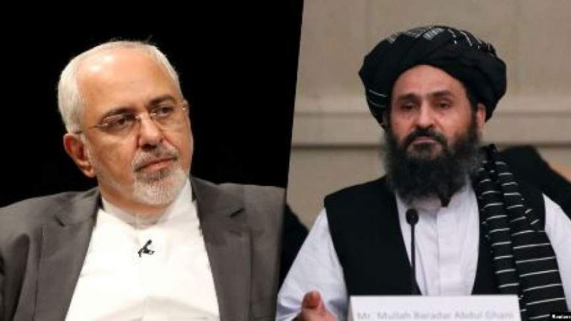 لقاء بين وزير الخارجية الإيراني ووفد من طالبان