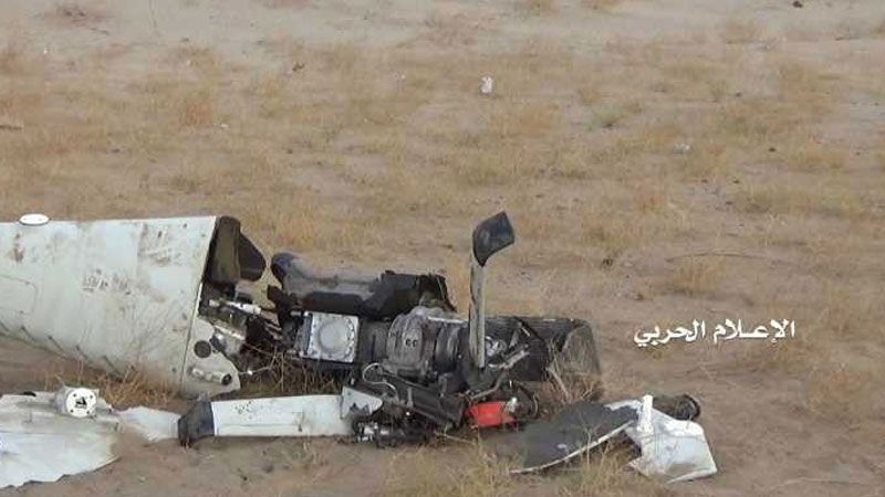 الجيش اليمني يسقط طائرة تجسس للعدوان السعودي قبالة نجران