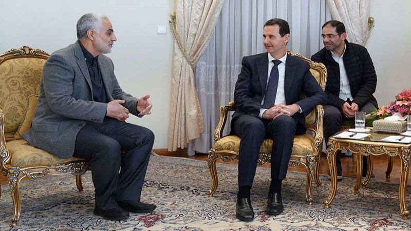 الرئيس الأسد: الشهيد سليماني سيبقى خالداً في ضمائرنا ولن ننسى وقوفه الى جانب سوريا