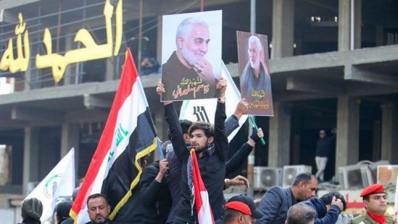 العراق يشيّع القائدين الشهيدين أبو مهدي المهندس وقاسم سليماني