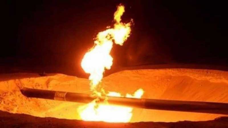 تفجير يستهدف أنبوب الغاز القادم من الأراضي المحتلة الى مصر شمال سيناء