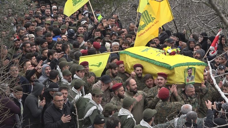 حزب الله يشيّع الشهيد علي عيسى قاسم في ميدون