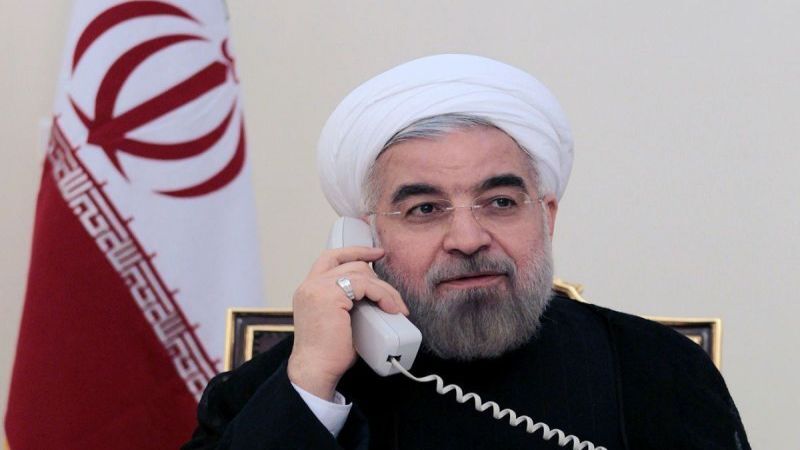 الرئيس روحاني يهاتف الكاظمي: ايران تقف على الدوام الى جانب العراق كما حاربت معكم ضد داعش