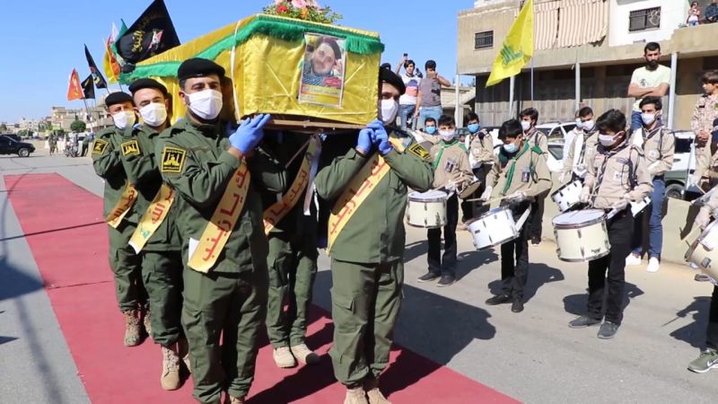 حزب الله يشيع الشهيد النمر في بعلبك بعد استعادة جثمانه الطاهر 