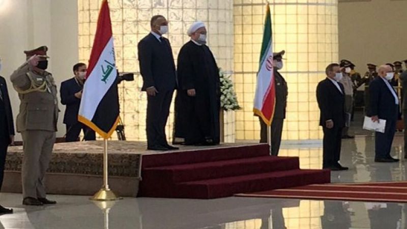 روحاني التقى الكاظمي وتأكيد على متانة العلاقة بين البلدين