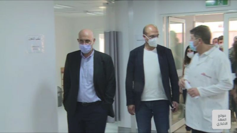 وزير الصحة يفتتح قسم كورونا في مستشفى برالياس