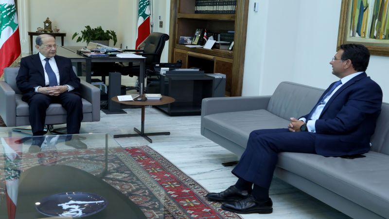 الرئيس عون يلتقي النائب فريد الخازن عن "التكتّل الوطني"