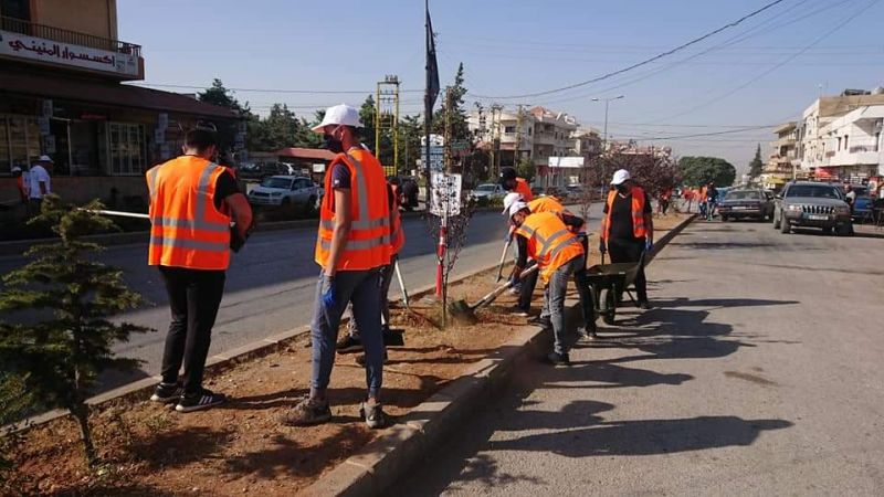 حملة نظافة في بعلبك بالتعاون بين الجمعية اللبنانية للدراسات و"اليونيسيف"