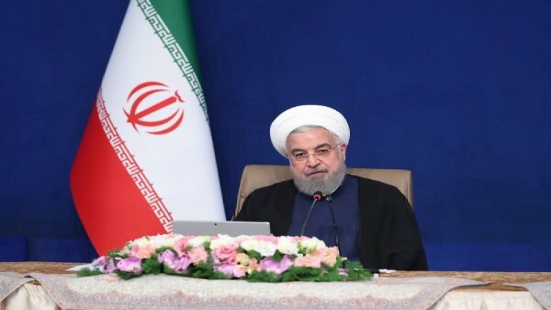 روحاني:  الحظر الأمريكي الظالم حال دون وصول الأدوية والمواد الغذائية الى إيران