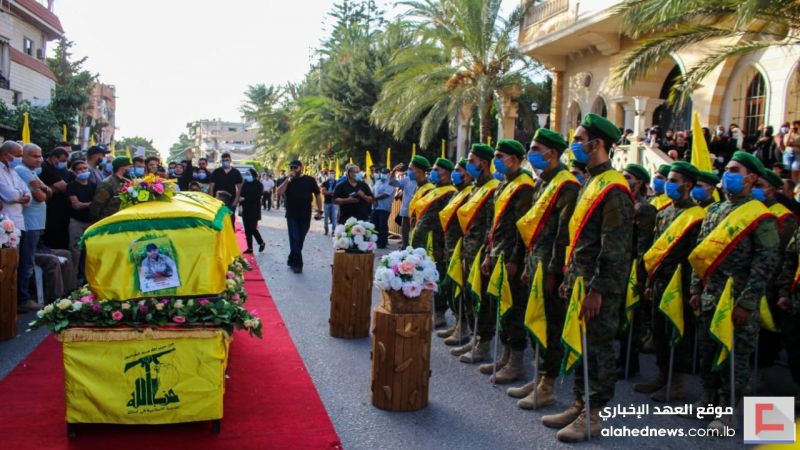 حزب الله يُشيّع الشهيد علي نجيب مروّة في الزرارية
