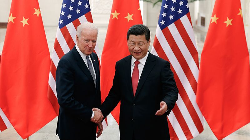 الرئيس الصيني لبايدن: لتنمية العلاقات وتجنب روح النزاع