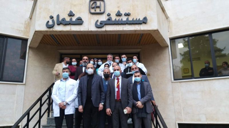 وزير الصحة افتتح قسم الكورونا في مستشفى عثمان في كترمايا