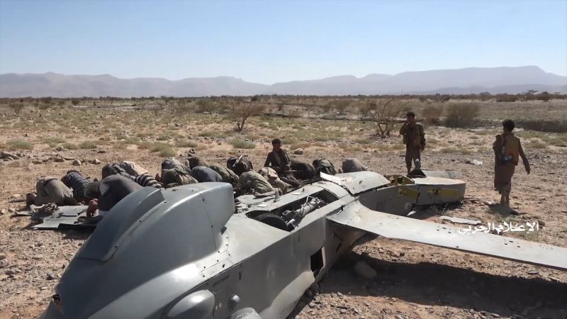 هكذا أسقط اليمنيون طائرة CH4 المعادية في مأرب