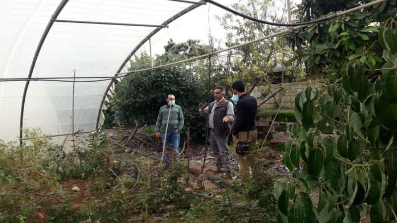 لجنة التنمية الزراعية في حزب الله تفقدت مزارعي منطقة صيدا