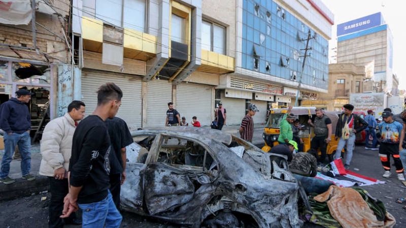 32 شهيدًا وعشرات الجرحى في تفجير إرهابي مزدوج في بغداد