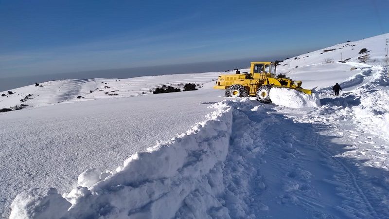 رئيس مركز جرف الثلوج في جرد القيطع: اعادة فتح طريق القموعة مرجحين الهرمل لن تتم اليوم بسبب تراكم الثلوج