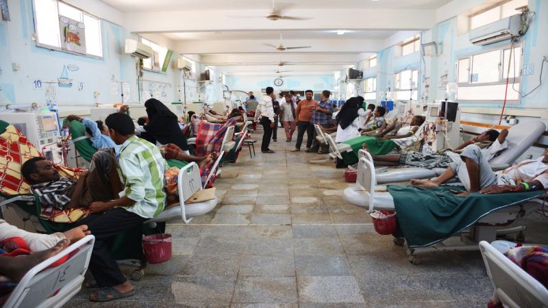تفشّ غير مسبوق للأمراض والأوبئة في اليمن جراء العدوان