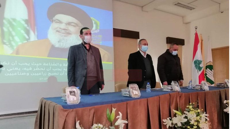 حزب الله يفتتح مشروع "ازرع أرضك بإيدك" في البقاع