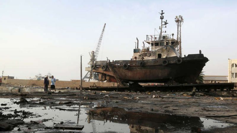 قرصنة العدوان للسفن اليمنية تجبرها على أن تعود أدراجها