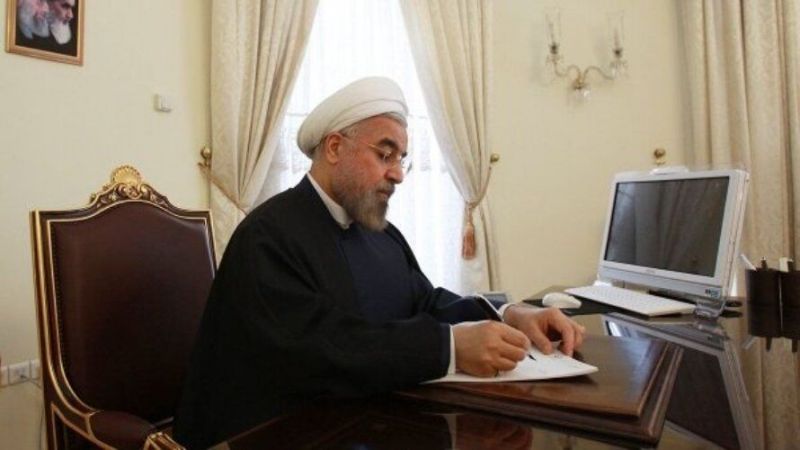 روحاني أبرق لعون مباركًا بعيد المقاومة والتحرير