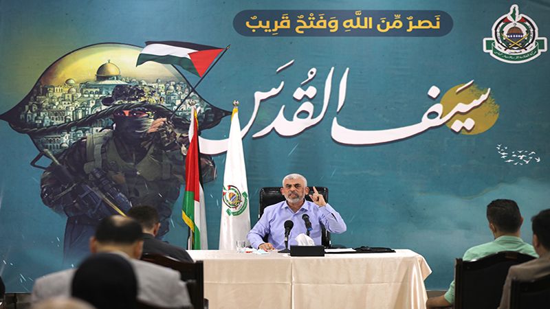 السنوار: تنسيقٌ عالٍ بين المقاومتين الفلسطينية واللبنانية في معركة "سيف القدس"