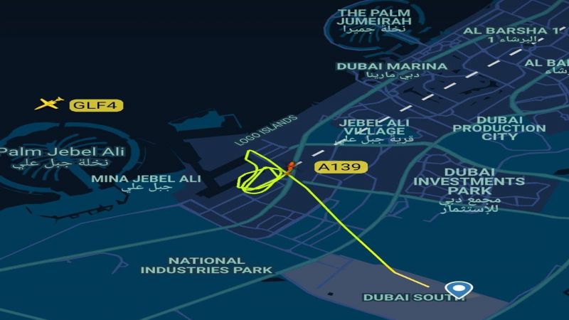 بالفيديو: مشاهد تظهر مكان الإنفجار وطيران مروحي تابع لشرطة دبي يحوم فوق مقتربات ميناء جبل علي 