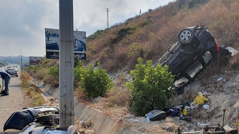 لبنان: حادث سير مروع على اوتوستراد البيسارية - الزهراني