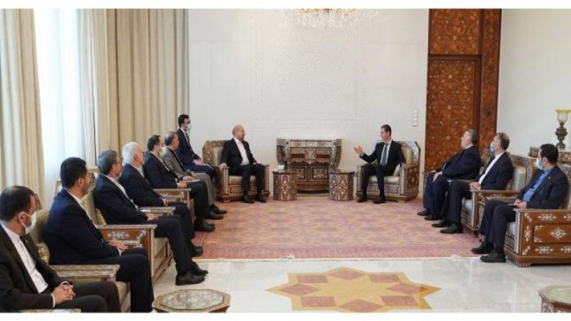 الأسد لـ قاليباف: إيران شريك أساسي لسورية والتنسيق في مكافحة الإرهاب أثمر نتائج إيجابية 
