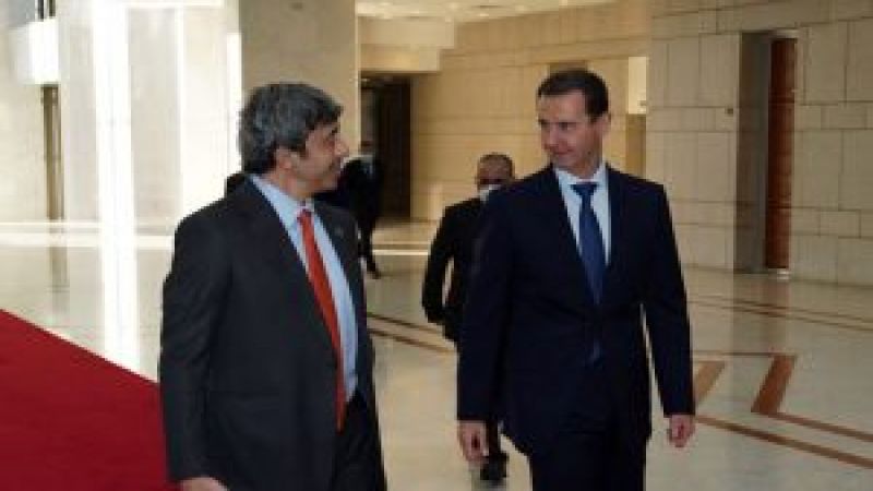 أمريكا تعرب عن قلقها إزاء اجتماع الرئيس السوري ووزير خارجية الإمارات